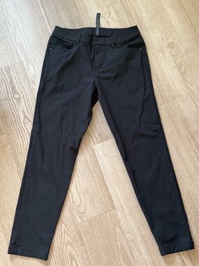 Lululemon ABC Slim-Fit Pant 29W x 30L Warpstreme (Obsidian/Black) - Like New